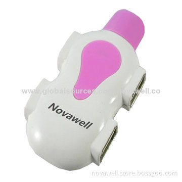 USB2.0 Hub with 4 Ports, Without LED Indicator, Supports Plug-and-play Function